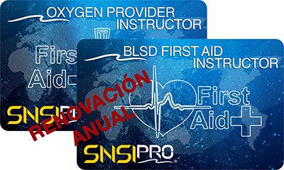 Renovación Profesional BLSD y Oxygen Provider